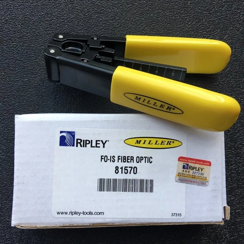 Free Shipping Original imported Miller FIOS Fiber Optic Stripper FO-IS stripping pliers 81570 Leather fiber optic cable stripper