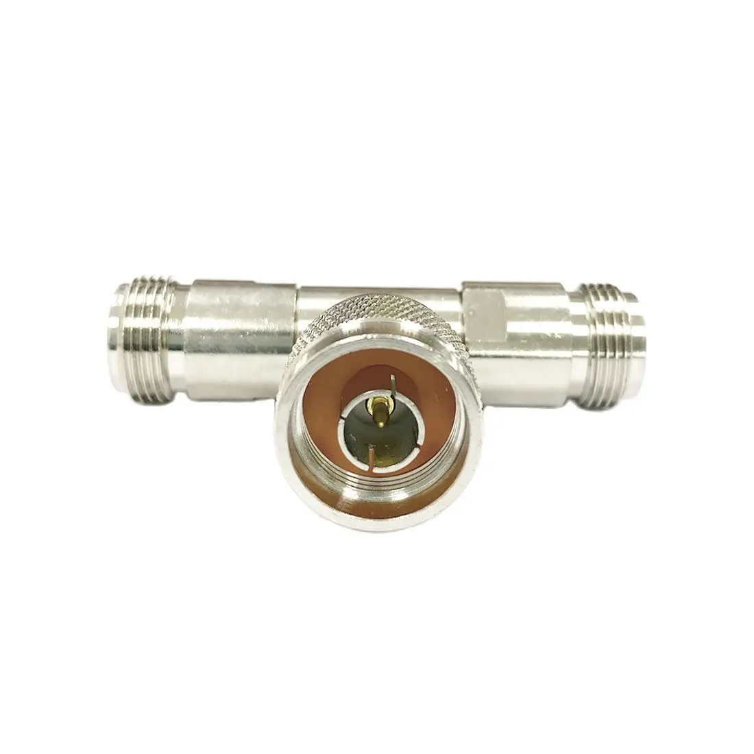 1PC N Type Male Plug to Double N Female Jack RF Coax Adapter Convertor 3-Way T-type Splitter Long Version New Wholesale