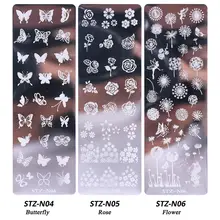 Nail Stamping Plates Set with Tools #6