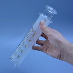 1-100ML  Glass syringe Glass enema sampler dispensing with ink chemical medicineEnema syringe Feeding booster