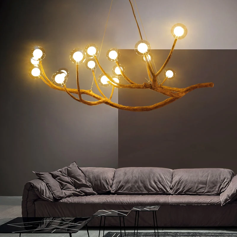 Living Room Chandelier Creative Personality Branch Light B & B Tea Room Lamp Dining-Room Lamp Clothing Store Decoration