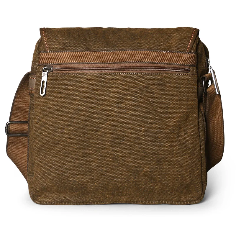 Imagem -04 - Bolsa de Lona dos Homens de Ruil Bolsas de Lona Lazer Resistente ao Desgaste Crossbody Bolsa Retro Viagem Ombro Mensageiro Pacote