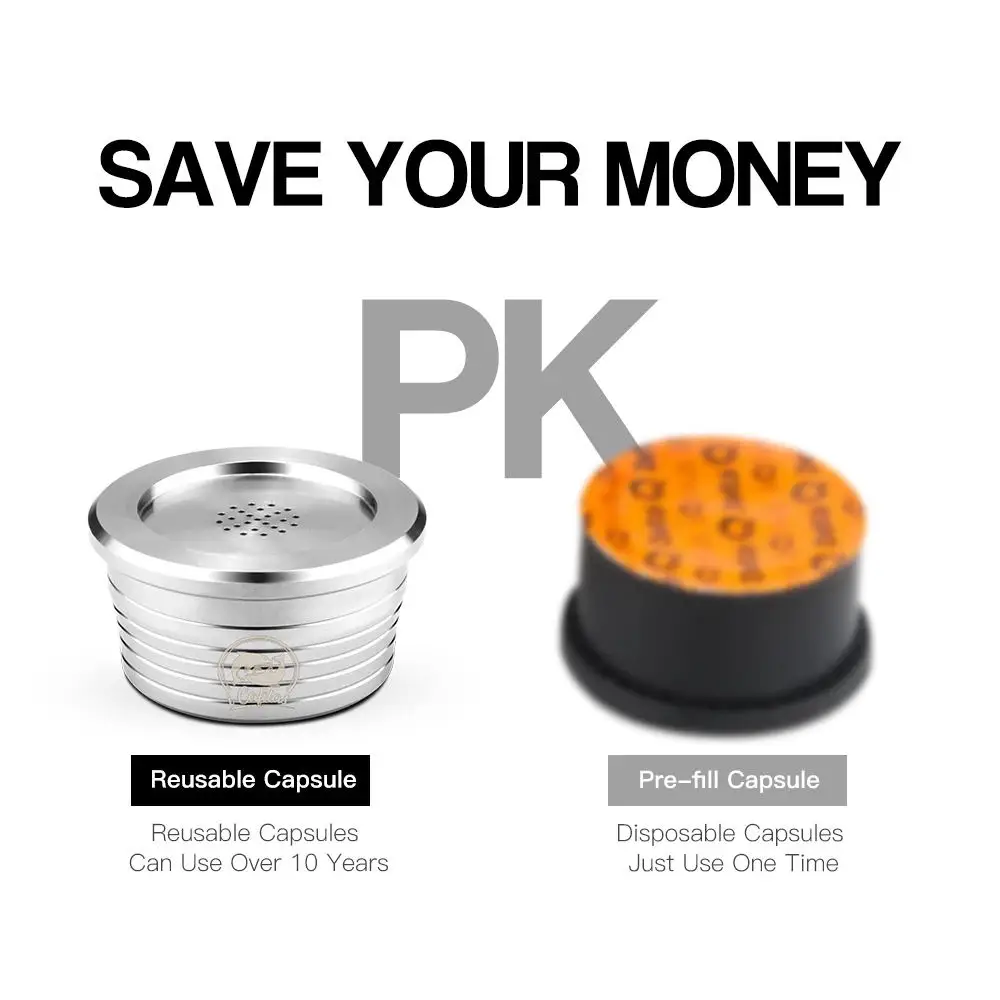 Reusable Coffee Capsule for Delta Q MINI Pod Stainless Steel Cápsulas Reutilizáveis Café for Delta q DIQ7323 Machine Filter