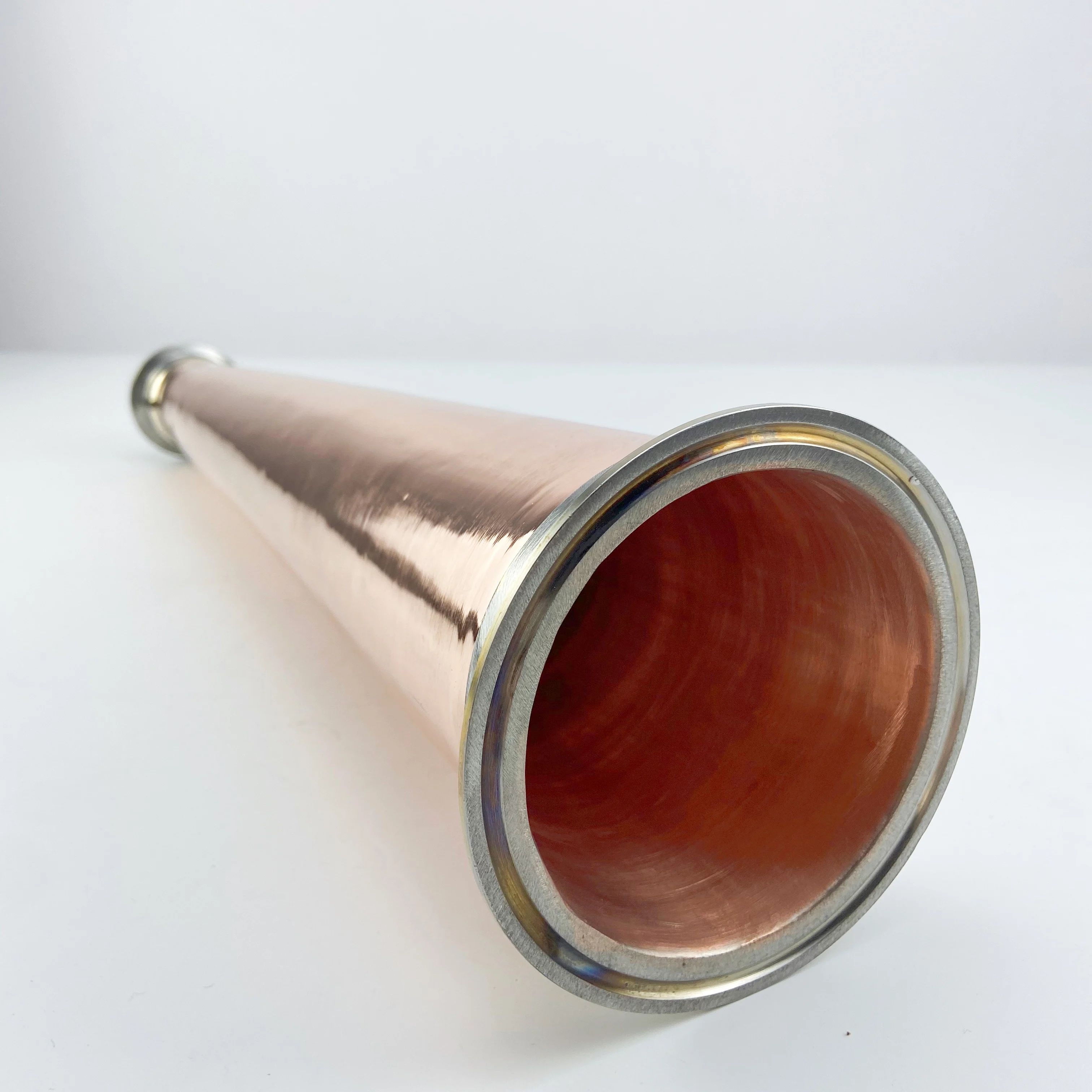 Imagem -02 - Cobre Cone Tri Braçadeira Redutor Cabeça de Cebola Espessura mm 102 mm Od119 x 251 mm Od64 20 500 mm