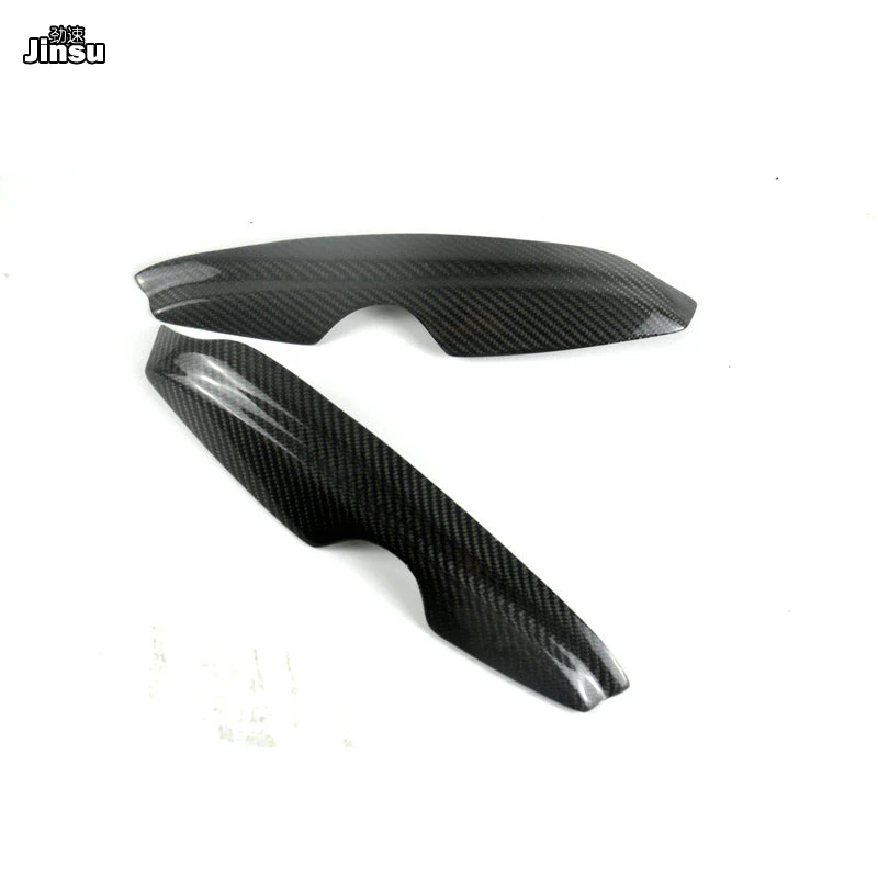 Carbon fiber headlight covers eyelid For Volkwagen Golf 4 1997- 2004 MK4 GTI R32 Fiber glass primer front lamp eyebrow sticker