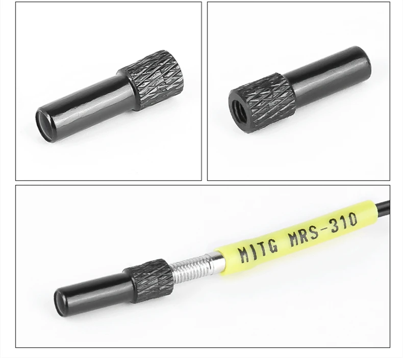 Optischer Fasersensor, Fokuslinse, Spiegel, optisch, M3, M4, M6, für diffuse reflektierende Durchgangsstrahl-Lichtschranke, Gauselink – Detail 6