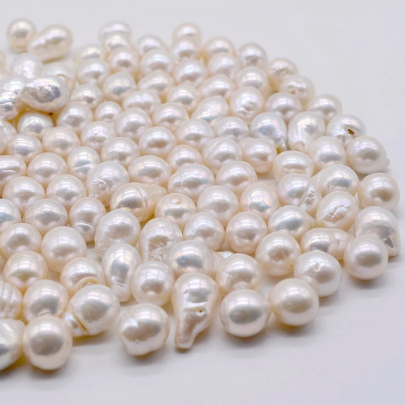 Women\'s Pendant Necklace Natural Freshwater Pearl Silver Necklace 11-12mm White Baroque Water Drop Pendant Necklace for Girls