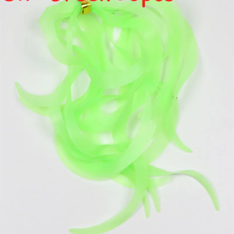 100pcs Multiple Color Silicone Lure Skirt Trailers Integrated Spinnerbait Buzzbait Rubber Jig Lures Material