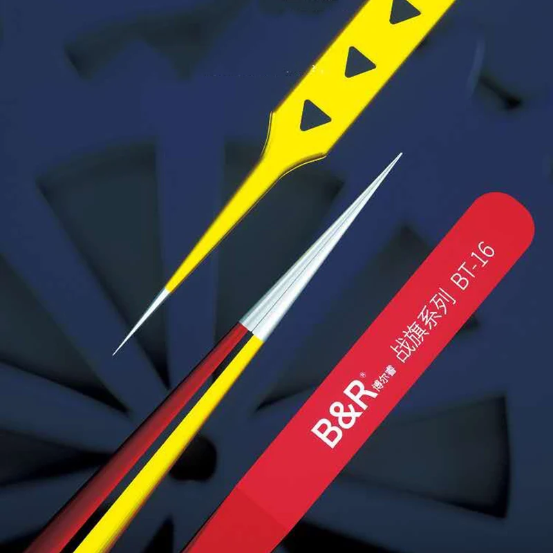 B & R laster-ملاقط عالية الدقة مع خطوات خياطة مناسبة لتفكيك وإصلاح الأجزاء الدقيقة