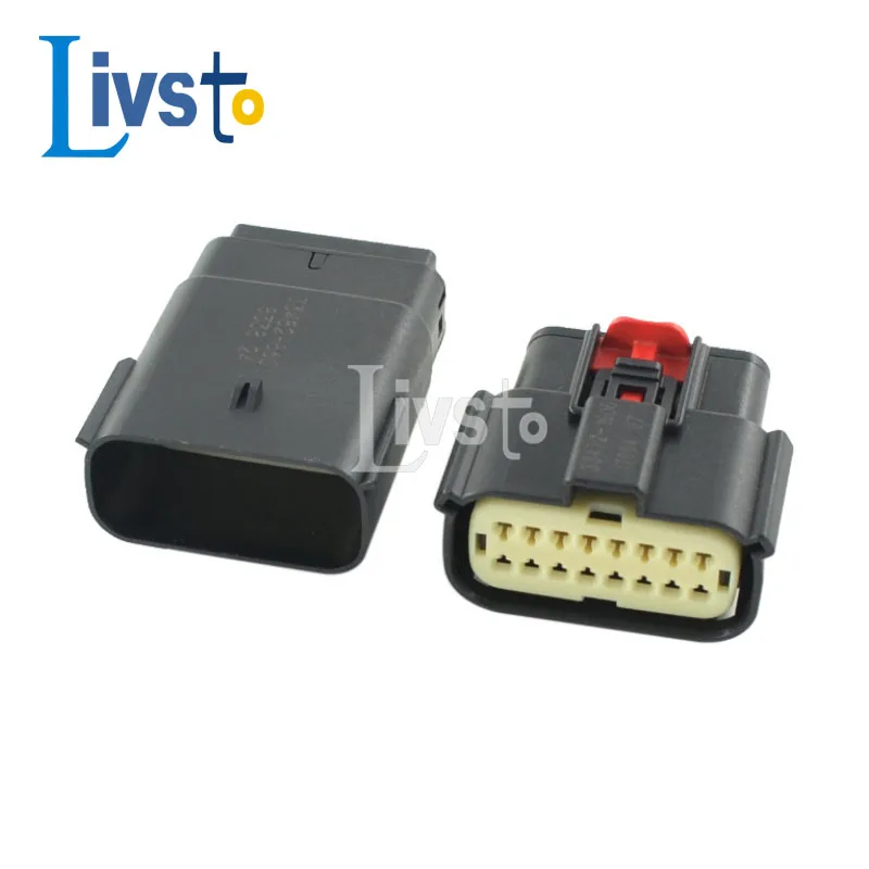 

5 комплектов 16 контактов 33472-1601 33482-1601 Molex автомобильный патрон лампы водонепроницаемый разъем датчика температуры для BUICK Excelle Verano