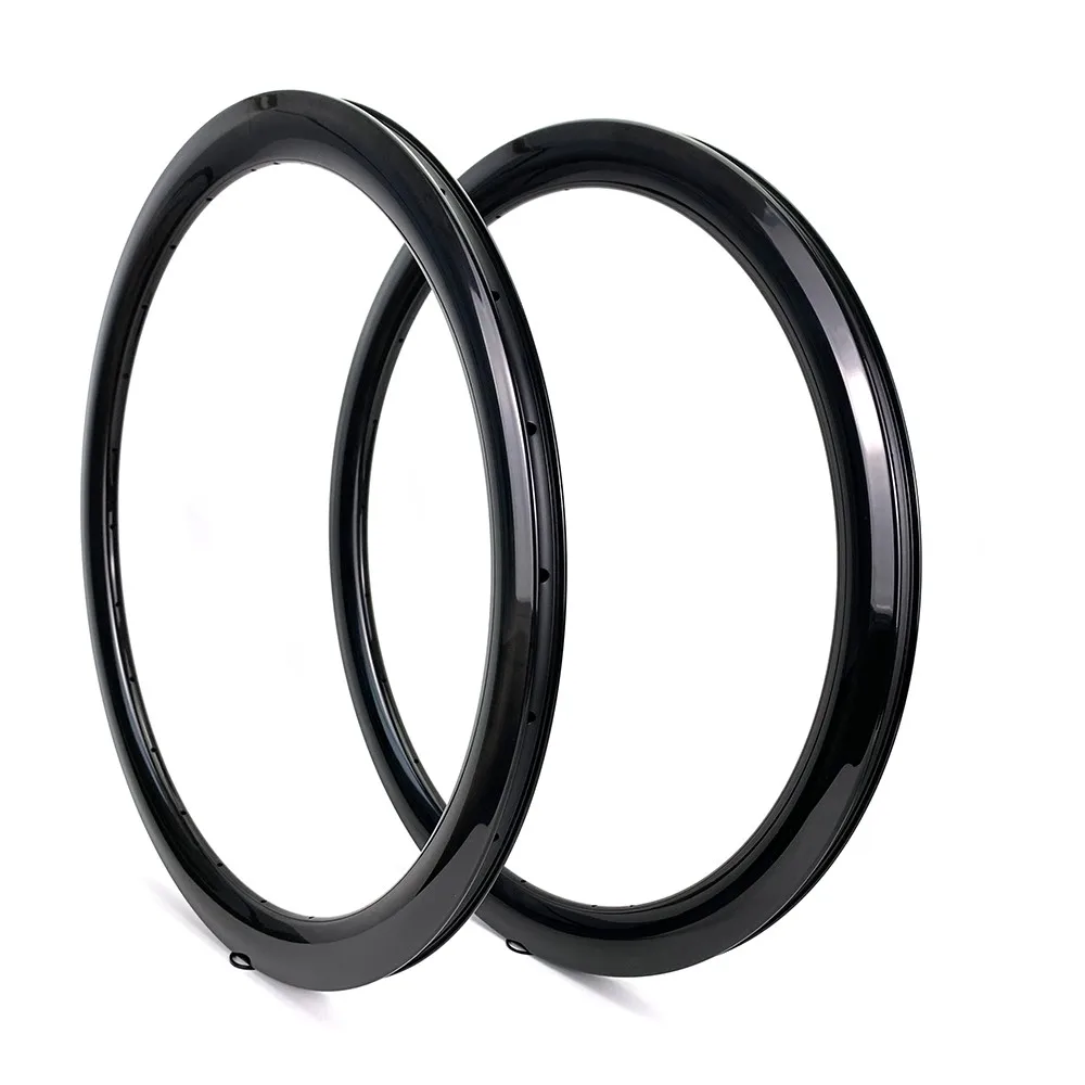 700c Road Disc Carbon Rim 45mm Tubeless UD Matte Finish Rims 27mm Width For Cyclocross Road Disc Brake Bicycle Wheel