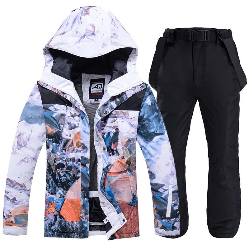 Ski Suit For Women Windproof Thick Warm Ski Jacket Pants Set Female Waterproof Snowboard Jackets Snow Costumes Outdoor Wear