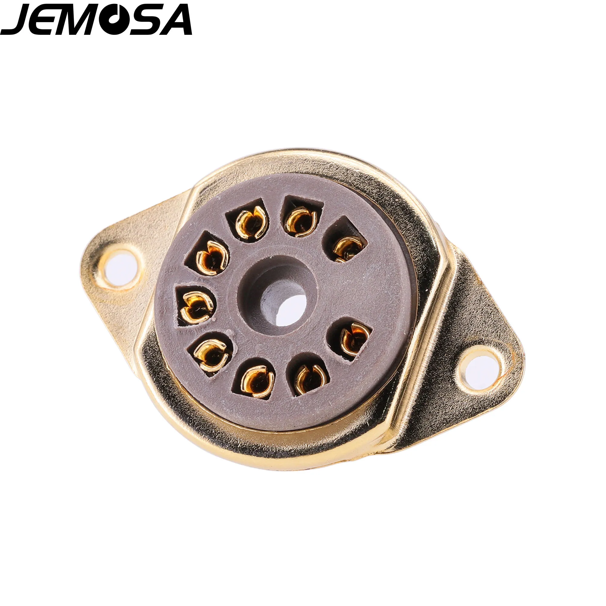 9Pins Bakelite Tube Socket Valve Base GZS9-F2 For 6922 ECC83 ECC82 EL84 12AT7 12AX7 12AU7 Vacuum Tube Amplifier Hifi Audio DIY