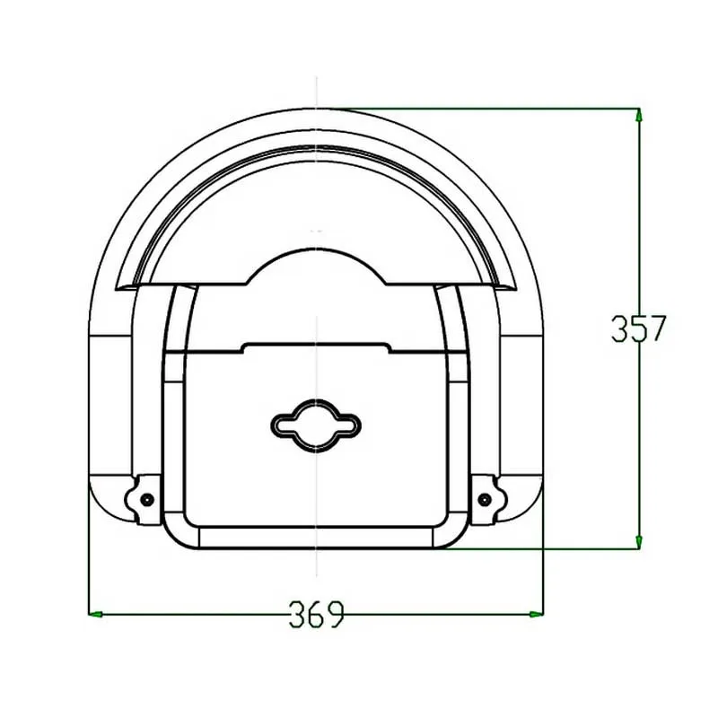 KINJOIN Waterproof Intelligent Remote Parking Lock 35cm Remote Automatic Parking Remote
