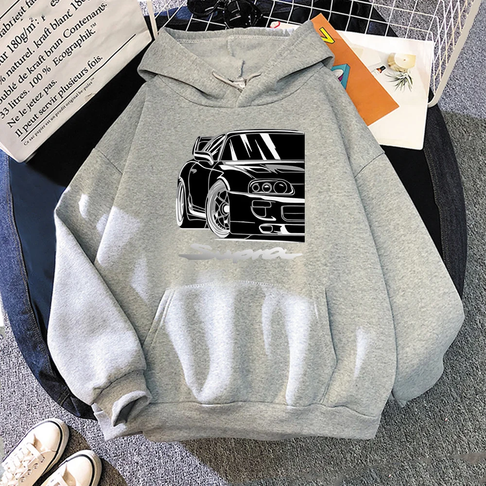 Anime Drift Hoodie Japanese Anime AE86 Hoodies Sweatshirt Print Trend Men Clothes Hip-Hop Male Crewneck Streetwear Men