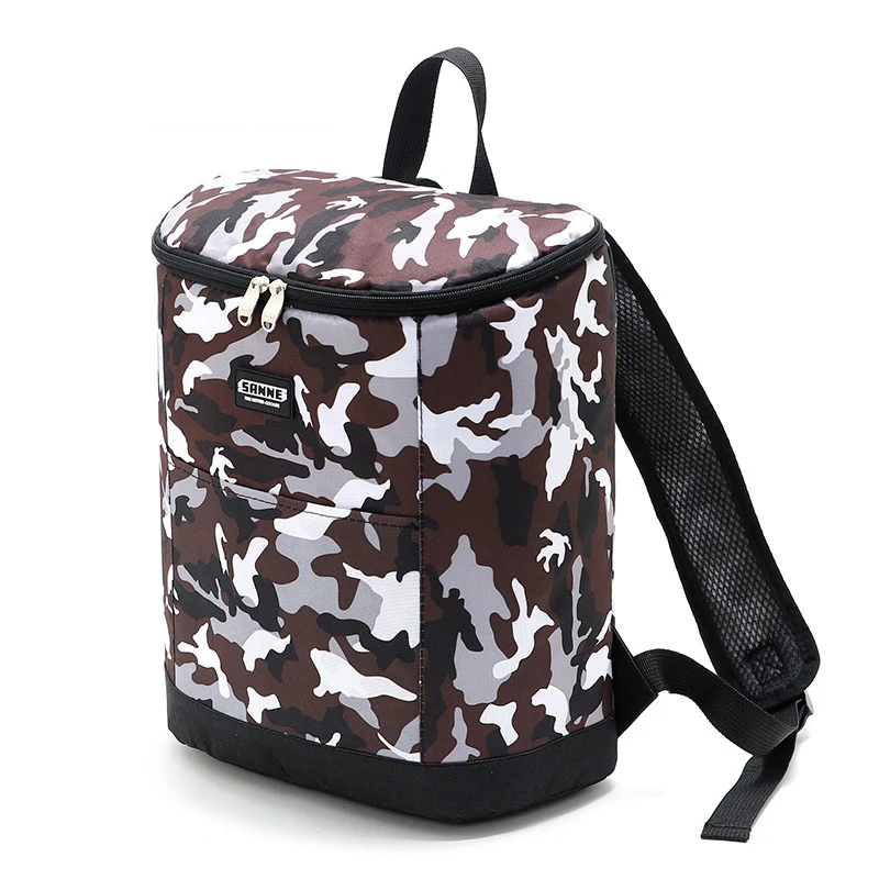 SANNE Cooler Bag Multifunctional New Style Camouflage Insulated Gathering Family Outdoor Picnic Portable Lunch Waterproof Box