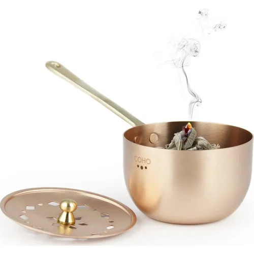 Coho Matte Copper Incense Walking Dish