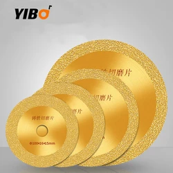 100/125/150/180Mm Đá Mài Lưỡi Cưa Kim Loại Đá Cẩm Thạch Mài Lưỡi Dao Kim Cương Đúc Cắt Sắt lưỡi Dao