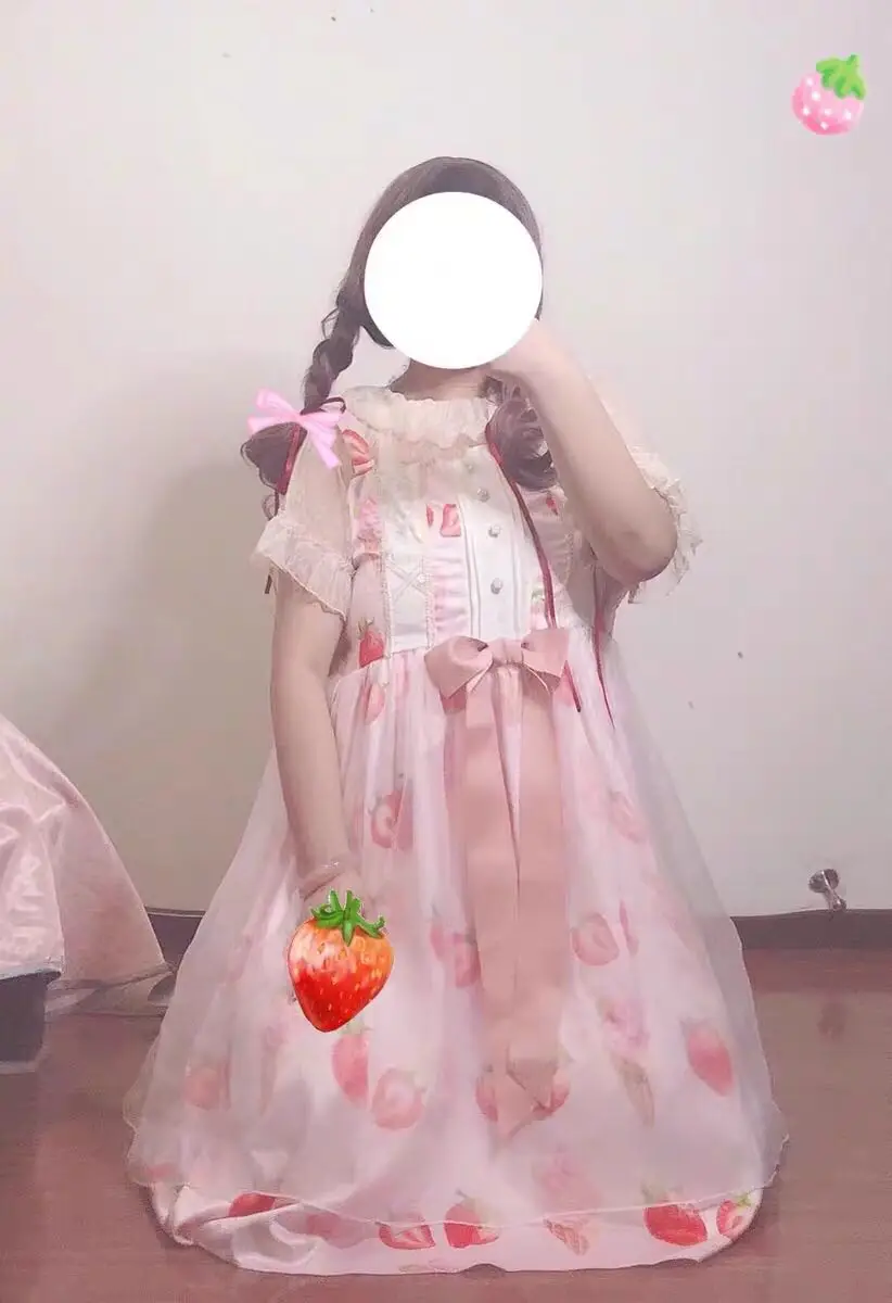 Lolita süße nette kleid hohe taille viktorianischen kleid kawaii mädchen mode vintage spitze bowknot große größe große größe XL-3XL cosplay