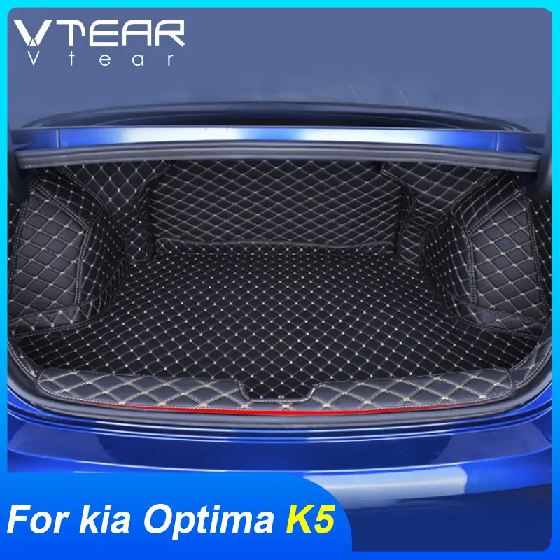 

Vtear For Kia Optima K5 Dl3 Car Styling Floor Pad Decoration Rear Trunk Frame Anti-Kick Mat Cover Accessories Interior Part 2021