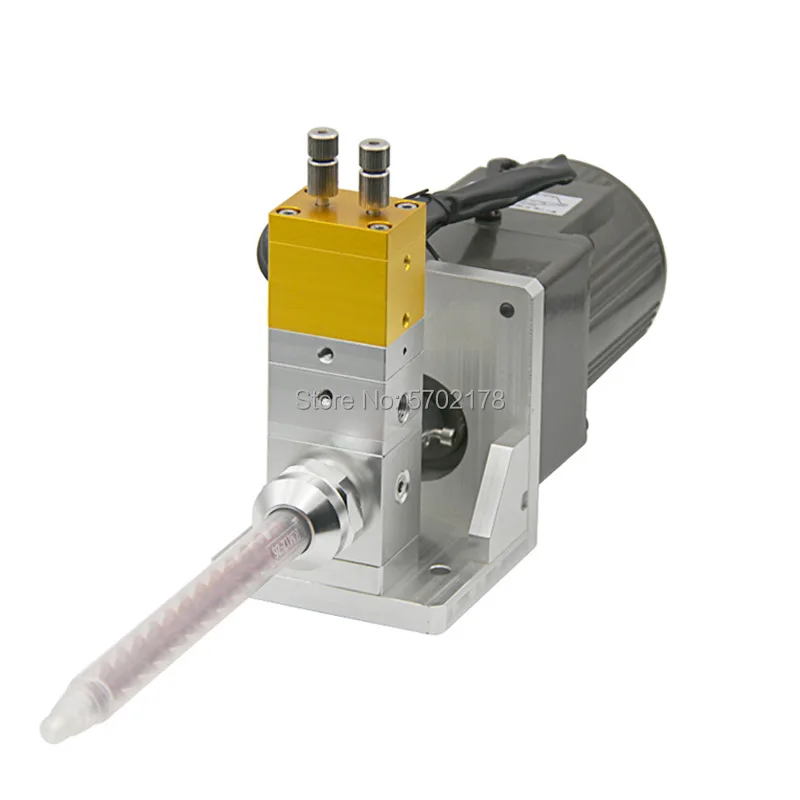 BY-100AB Electric mixing AB glue precision dispensing valve with motor Dynamic stirring dispensing valve mixing nozzle