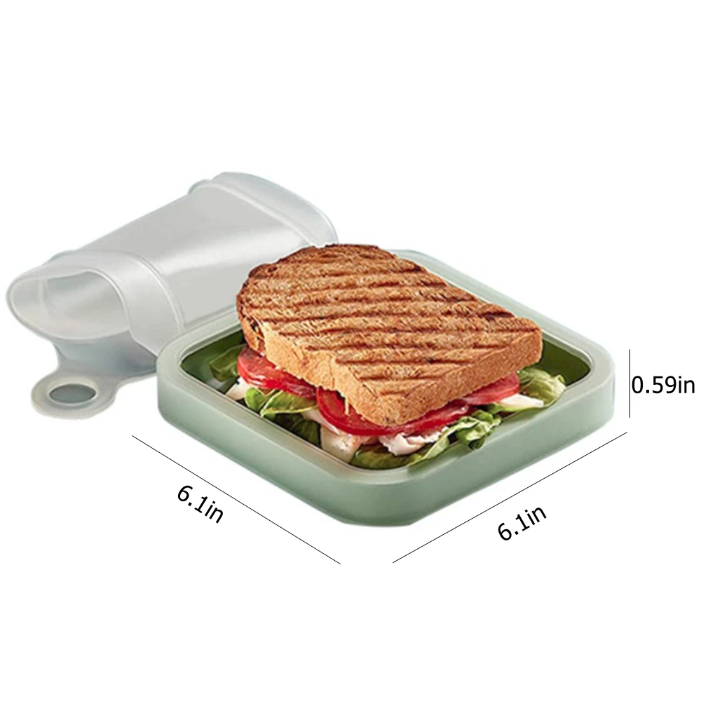 Reusable Sandwiches Toast Bags Silicone Food Storage Container Lunch Bag for Snacks Fruits School Work or Travel