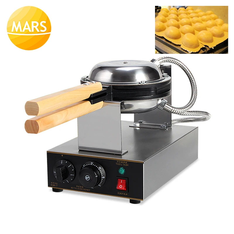 Commercial Egg Bubble Waffle Maker Eggettes Puff Cake Iron Maker Machine Electric 110V /220V Non-stick Pan Bubble Egg Cake Oven