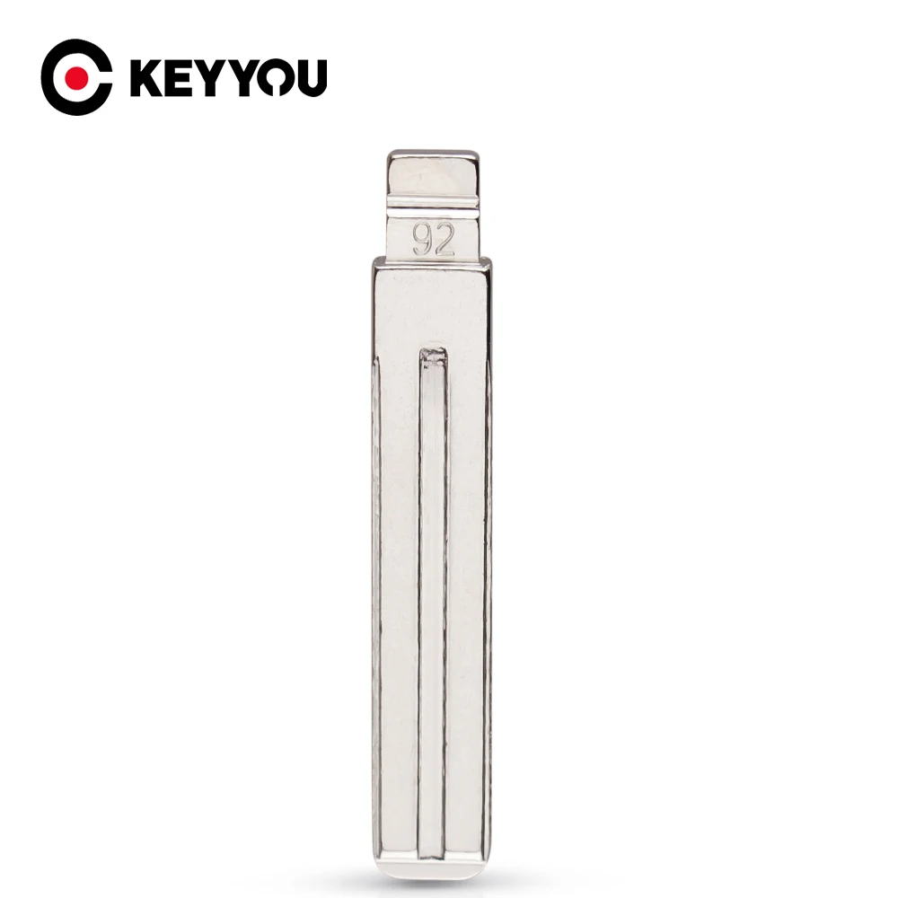 

KEYYOU 10pcs/lot 92# For Hyundai Flip Remote Key Blade Car Key blank For New Hyundai IX35 Verna KIA Flip Key NO.92