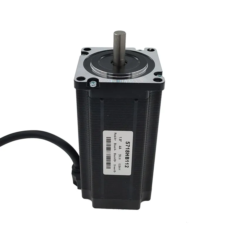 57BYG stepper motor 1.8 Degree 4.0A 3N.m 112mm 2 phase hybrid driver motor Nema 23 Step Motor