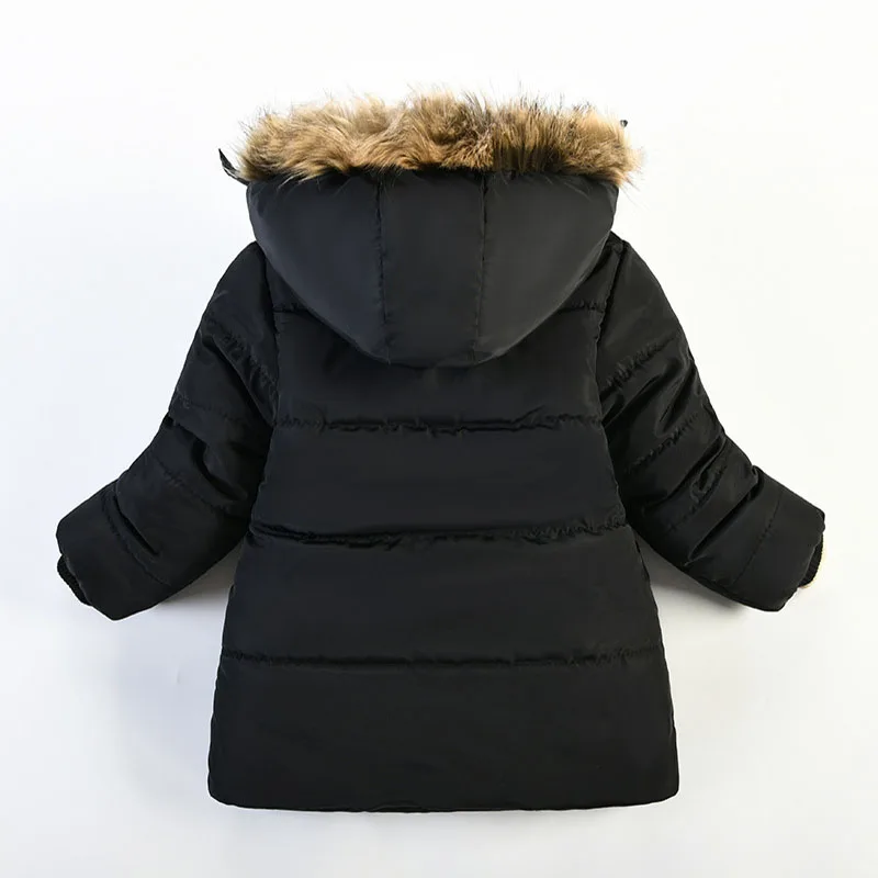 Toddler Baby Boys Winter Jackets For Girls Hooded Outerwear Children Thick Warm Multiple Styles And Color Specifications Coat