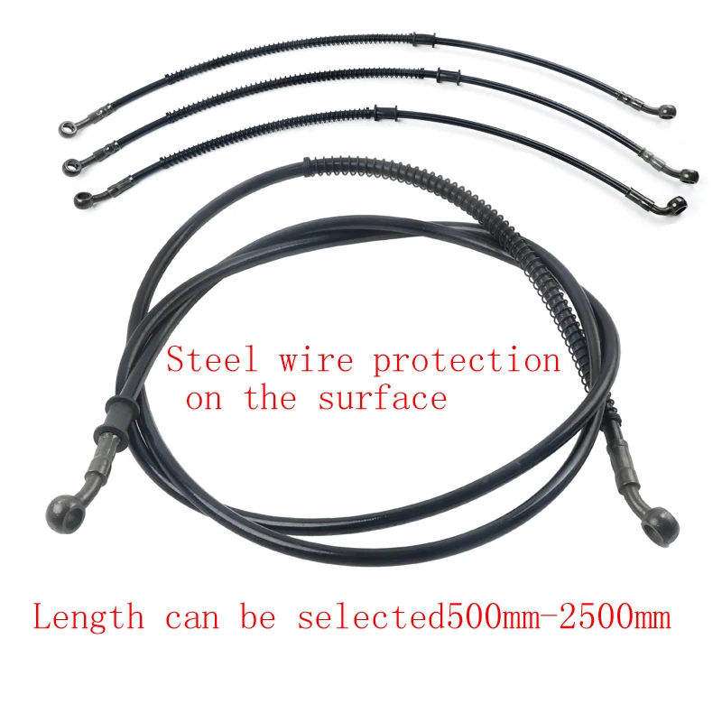 

Motorbike Brakes Enduro Motorcycle ATV Steel Brake Cable Accessories Hydraulic Banjo Pipe Pit Bike Moped DOT Oil Line 10mm Parts