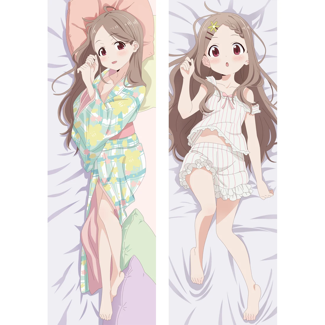 Mxdfafa Anime Encouragement of Climb Dakimakura Case Manga Pillow Cover Pillow Covers  3D Double-sided Hugging Body Pillowcase