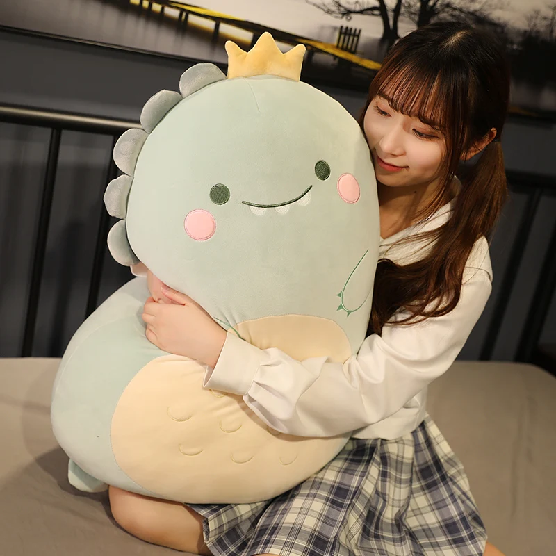 45/60/80cm Cartoon Animal Dinosaur Pig Penguin Bear Plush Toys Stuffed Soft Kawaii Pillow Doll Cushion Gift