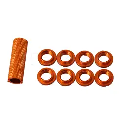 Mxfans 8pcs Orange Replacement for N10266-OR Radio RC Switch Nut