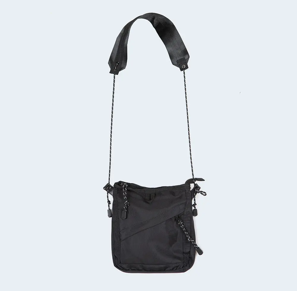 Bolso de hombro con solapa pequeña para hombre, bandolera de estilo callejero, de viaje, informal, para teléfono