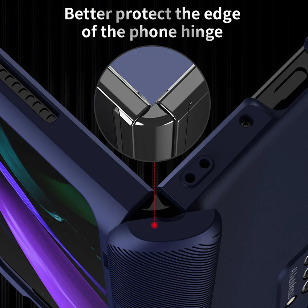 360 Full Body Protective Case For Samsung Galaxy Z Fold 3 Screen Protect Shockproof Armor Cover Case For Samsung Galaxy Z Fold 2