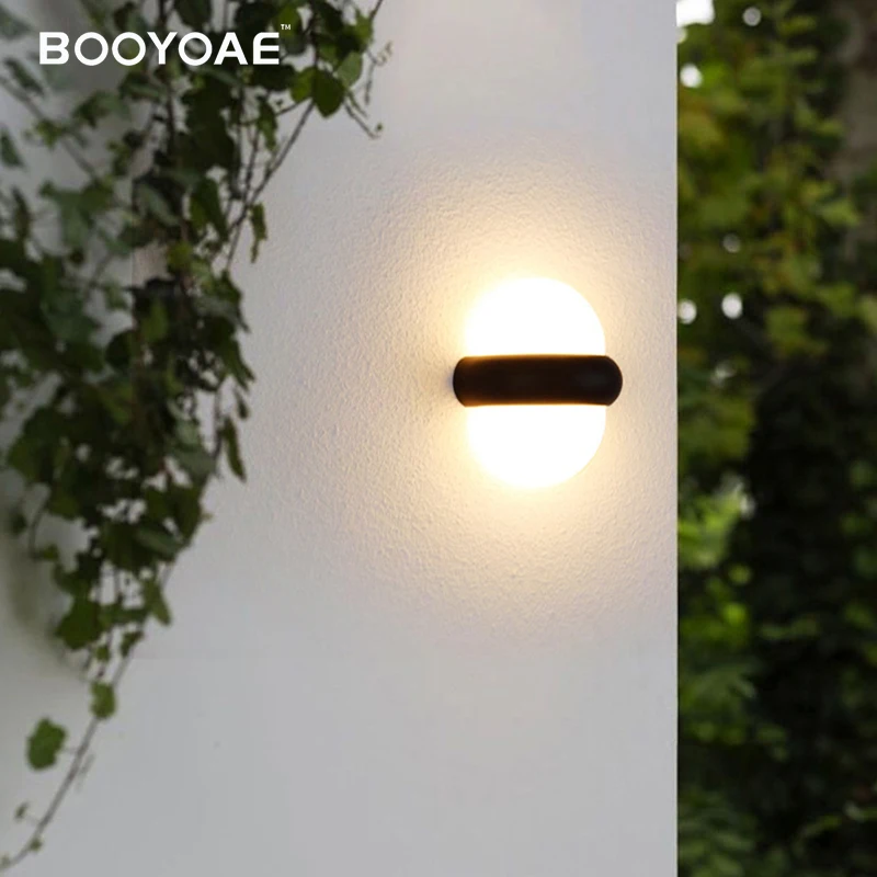 Outdoor Wall lamp Modern Staircase Entrance Balcony IP54 House Garden Terrace Front Porch 110V 220V UFO Waterproof Wall Lighting