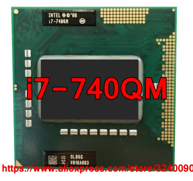 

Оригинальный lntel Core i7 740QM 1,73 ГГц-2,93 ГГц i7-740QM четырехъядерный i7 740Q PGA988 SLBQG мобильный процессор для ноутбука
