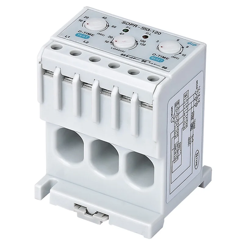 Samwha-Dsp SOPR-SS3-220 Electronic Overload Relay Motor Protector Thermal Overload Relay (Un:90-260VAC)