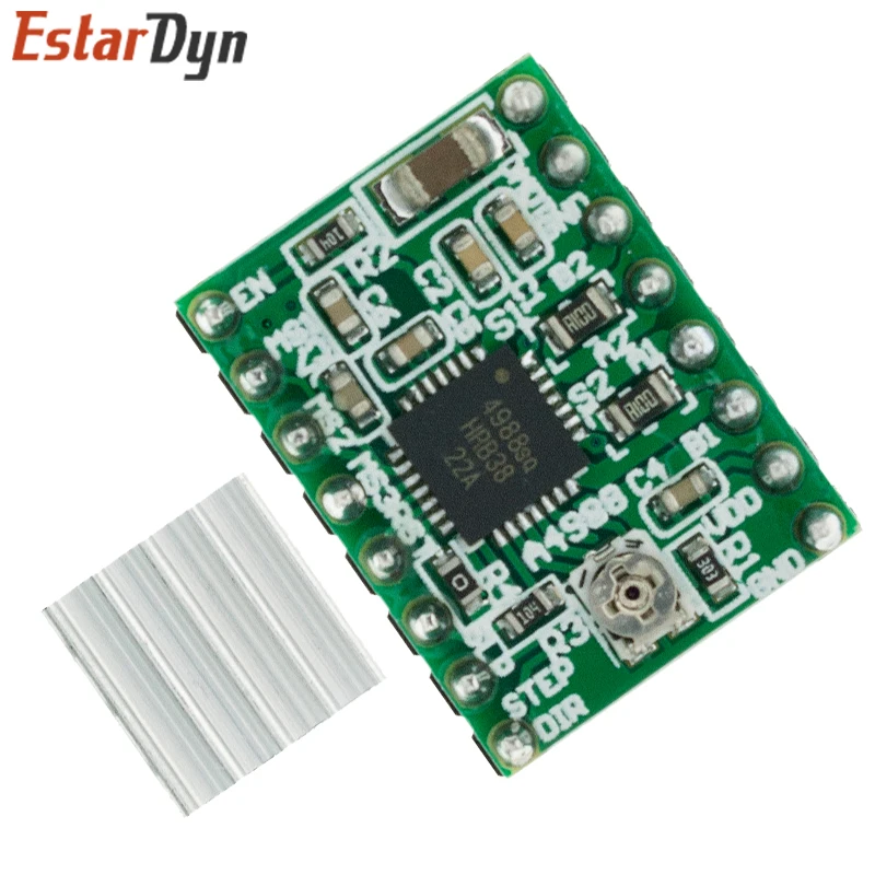 3D Printer Parts A4988 DRV8825 Stepper Motor Driver With Heat sink For SKR V1.3 1.4 GTR V1.0 RAMPS 1.4 1.6 MKS GEN V1.4 board