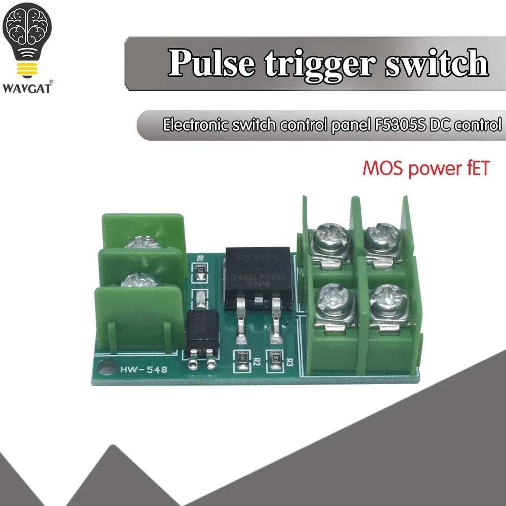 DC 5V-36V Electronic Pulse Trigger Switch Control Panel MOS FET Field Effect Module Driver for LED Motor Pump