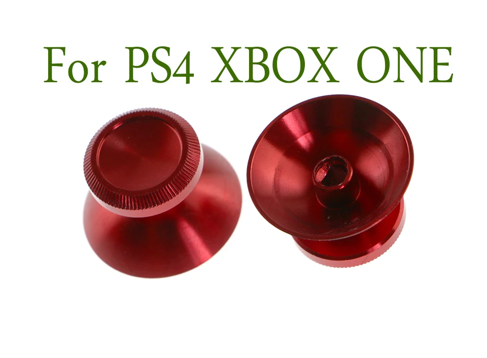 100 قطعة = 50pairs المعادن عصا تحكم تناظرية ثلاثية الأبعاد قبعة ثلاثية الأبعاد الروك عصا التحكم غطاء شل الفطر قبعات ل PS4 xbox one