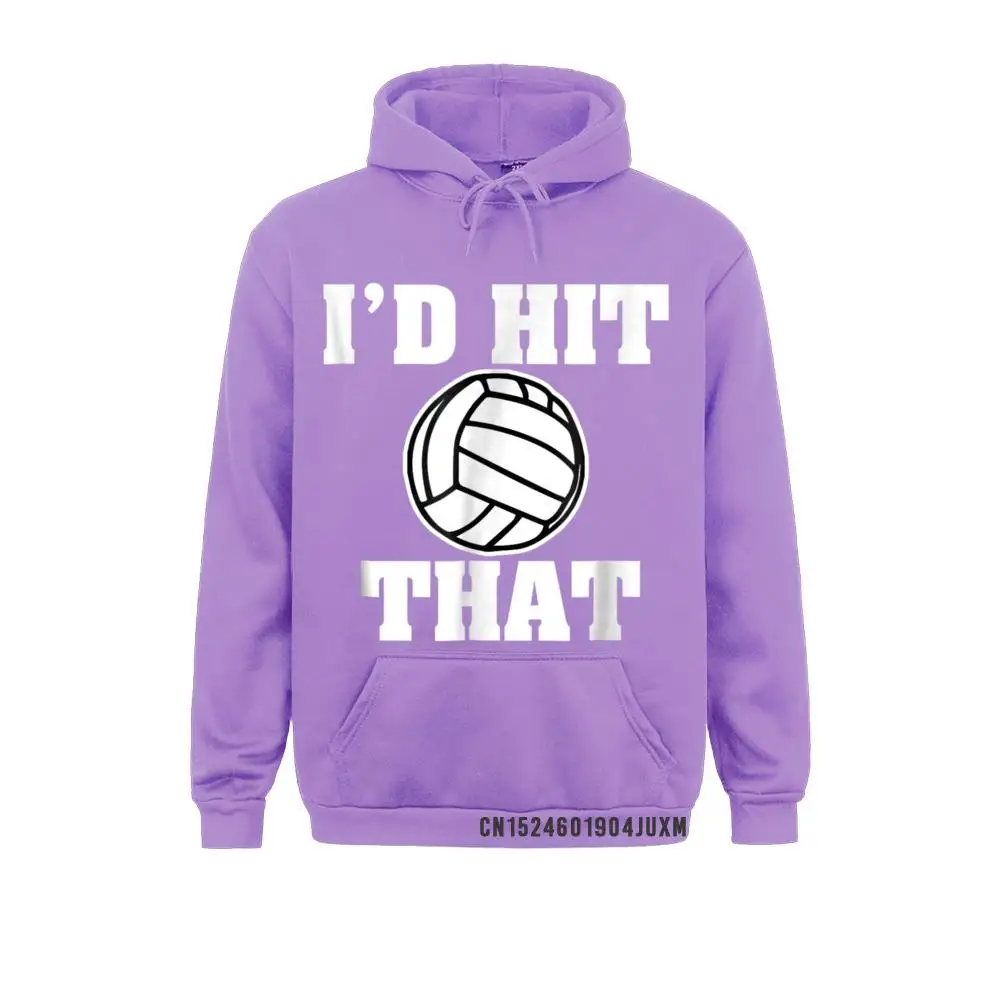 Funny Volleyball Manga I'd Hit That Parody Volley Hooded Long Sleeve Hoodies Mens Sweatshirts Fitness Tight Hoods Brand New