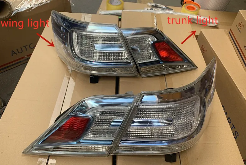 

RQXR Led tail light brake lamp driving lights turn signal assembly for Toyota camry 2006-2011