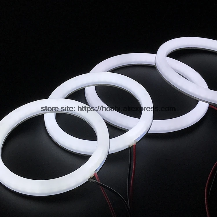 HochiTech Eexcellent milk white cotton cover SMD angel eyes  ring kit daytime light DRL for FORD Mondeo MK3 2001 - 2007