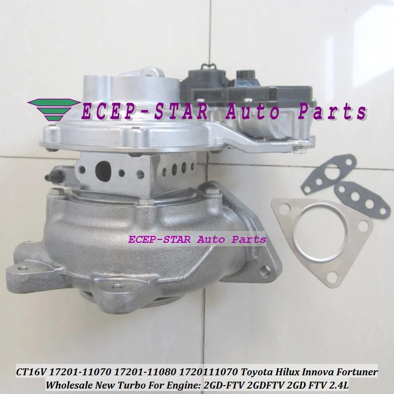 Turbo + Actuator CT16V 17201-11080 17201 11080 1720111080 For Toyota Hilux Innova Fortuner 1GD-FTV 1GDFTV 1GD FTV 2.8L