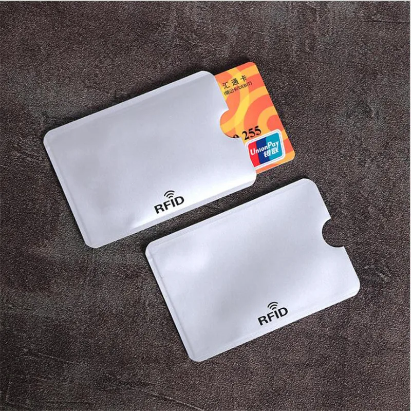 5/10Pcs Hot RFID Credit Card Protector Anti Theft Blocking Card Holder Protection Bank Card Case Sleeve Skin Case Covers