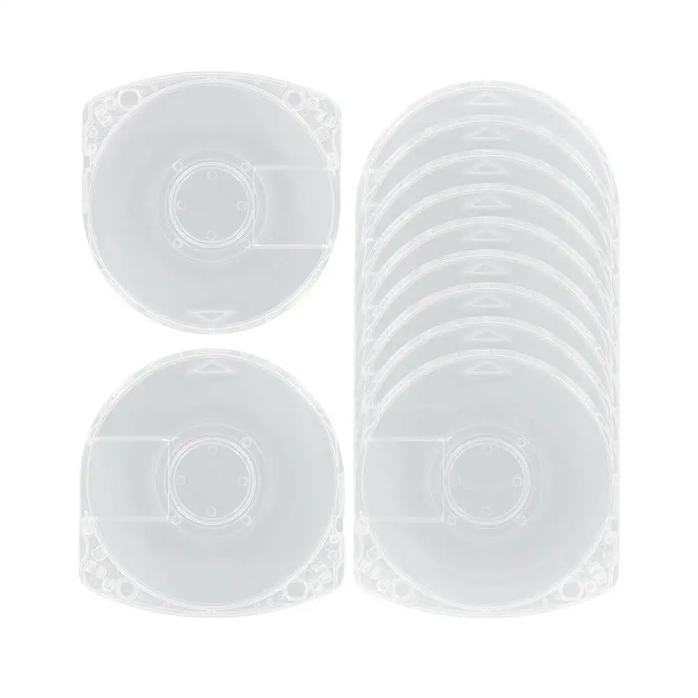 Game Disc Storage Shell Case Cover UMD Protective Box 10Pcs Replacement Clear UMD Disc Case Shell for PSP1000/2000/3000