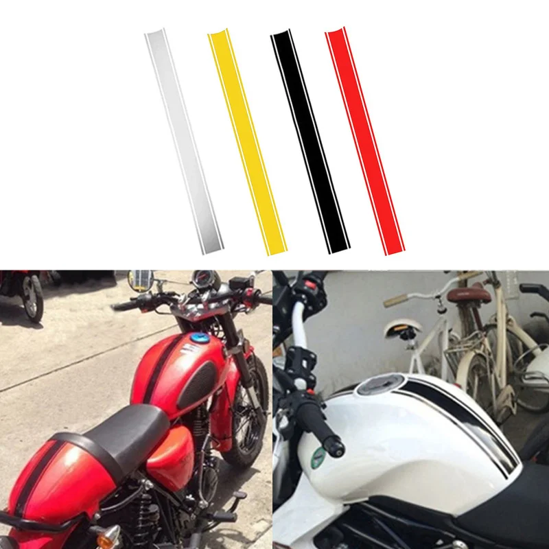 

Motorcycle Stickers 1PC 50cm Motorcycle Tank Cowl Vinyl Stripe Pinstripe Decal Sticker For Cafe Racer Motor Styling Decorations