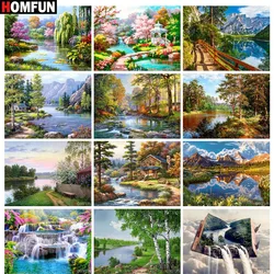 HOMFUN Diamond Painting Full Square/Round Drill 5D DIY